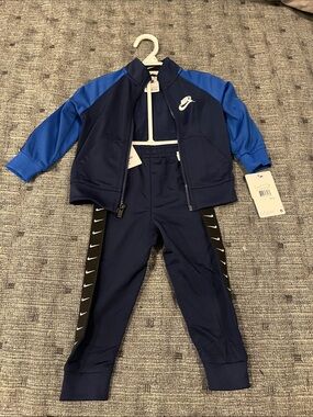 Nike Toddler Navy & Royal Blue Track Suit Set